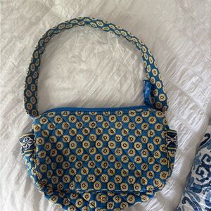 Vera Bradley Blue and Yellow Patterned Women's Bag